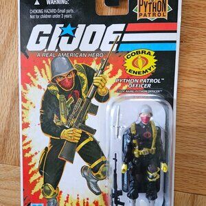NEW 2007 GI Joe Cobra Enemy Python Patrol Officer 3 3/4" Action Figure 25th Ann.